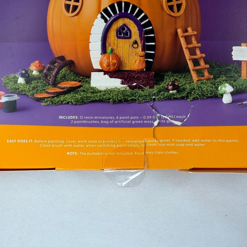 Mondo Llama Paint Your Own Enchanted Pumpkin Home Kit Resin Miniatures 21pc Set - Picture 6 of 6